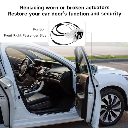 Image of Door Lock Actuator for Nissan Frontier /Xterra 2005-2015 for Nissan Pathfinder 2005-2007 | Front Right Passenger Side | Precise Actuation Control | Door Lock Machine