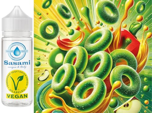 Anneaux de pomme arôme concentré Sasami 100 ml fini les e-liquides fades