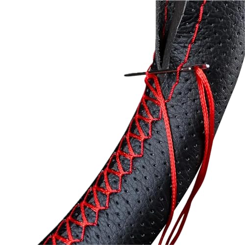 Five Nice® Funda Volante Cuero Microperforado, Cosida al Volante, Incluye Instrucciones...