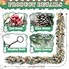 6FT Christmas Garland with Lig... #2