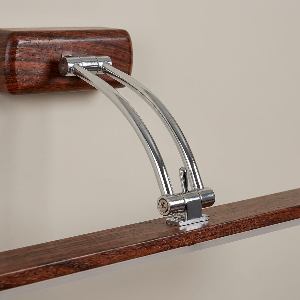 Proudome Wooden Frame Vanity Light for Bathroom & Dressing Area | Wall Mounted Mirror Light for Makeup & Grooming | Elegant Bathroom Lighting Fixture 3