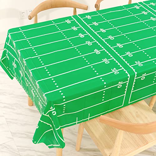 Jhdzdhy 6 Pack Football Tablecloth American Football Plastic Table Cover Rugby Tablecloths For Super Bowl Rugby Game Day Sports Football Theme Birthday Party Supplies (54 X 108 Inch) … #TOP4