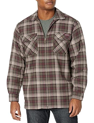 Wolverine Men's Hastings Sherpa Lined Zip Shirt Jacket