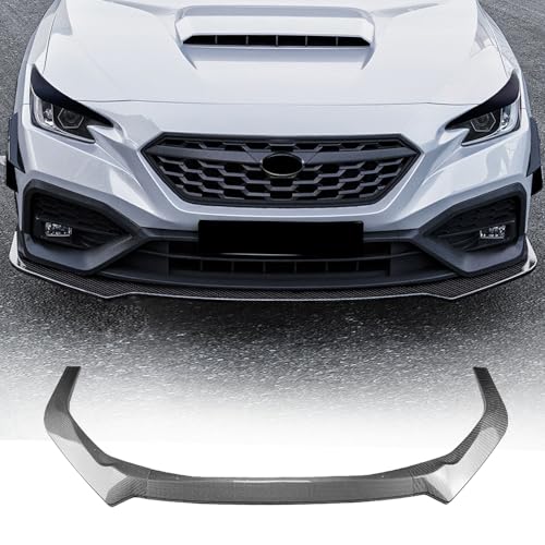 BlissBalance スバル WRX S4 VBH 専用 フロントリップスポイラー エアロパーツ アクセサリー 外装 カスタム 傷防止 3分割 ネジ止め ABS製 塗装済み 取付簡単 カーボン調