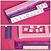 GUSTARIA 1.2”American Mahjong Tile Set, 166 Mahjong Game Set with Pink Color (Tiles Only, No Racks and Other Accessories)