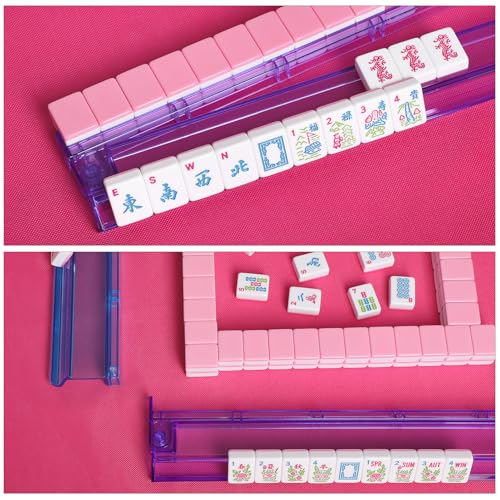 Set de fichas American Mahjong 166 piezas con bolsa miniatura 4