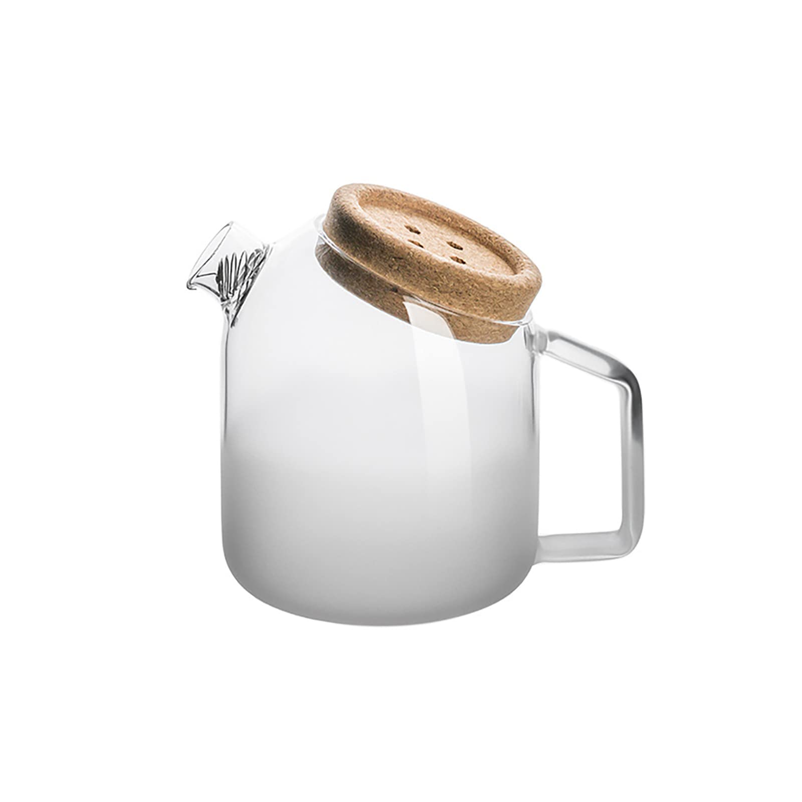 Amazon | コルクのふたの冷水容器が付いている茶釜のガラス