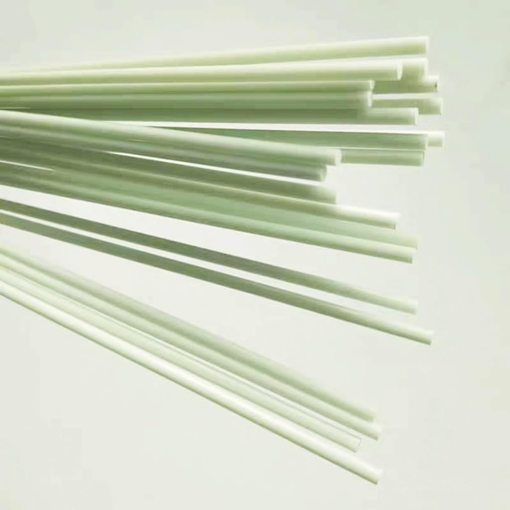 Glasfaser, 10 Stück Fiberglasstäbe, 500 mm Länge, mehrere Größen(3.0x500mm)