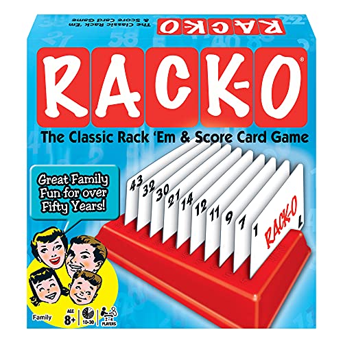 Winning Moves Rack-O, Retro Package Card Game #TOP2
