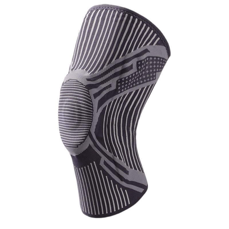 Sports Knee Pads With Male Silicone Support Joint Straps and Protective Equipment