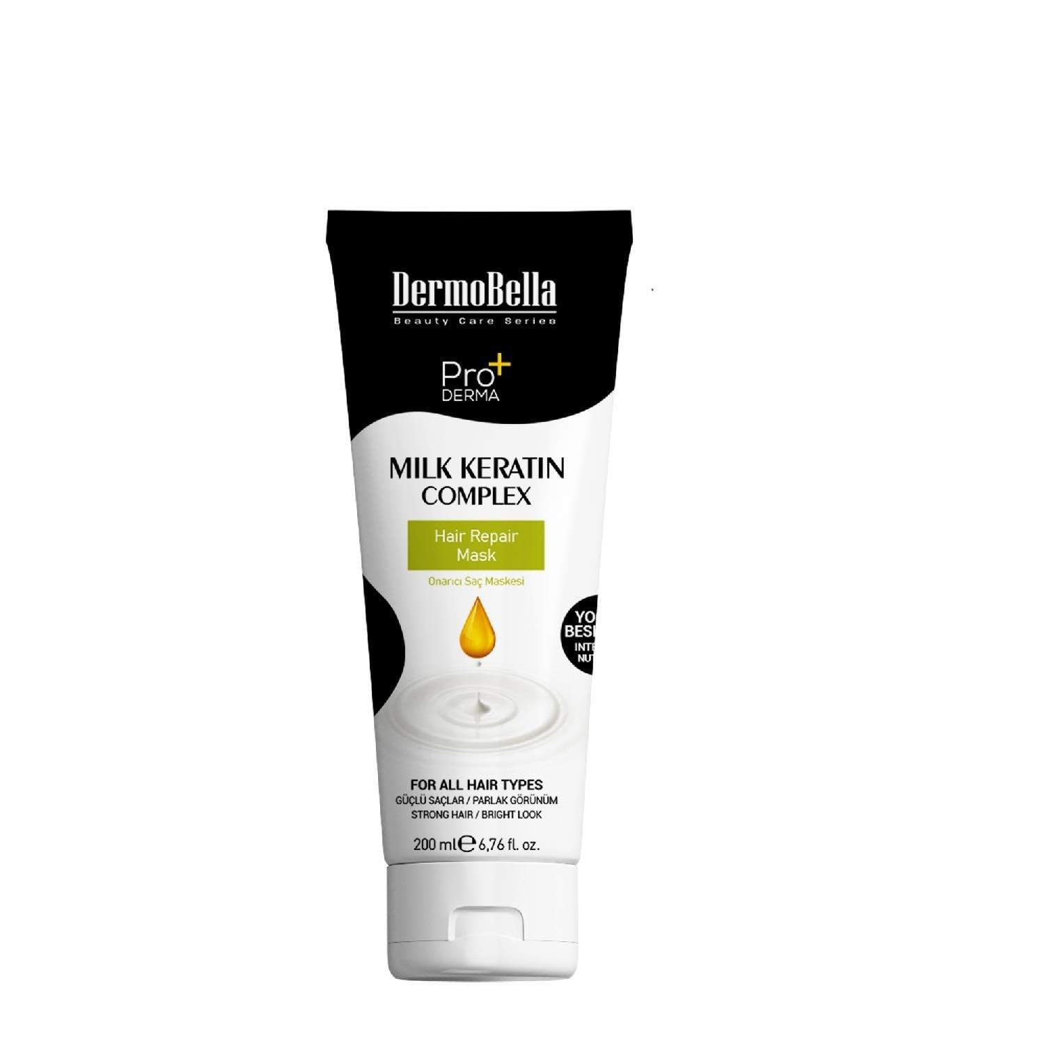 DermoBella Milk Keratin Complex Şaç Maskesi 200 ml