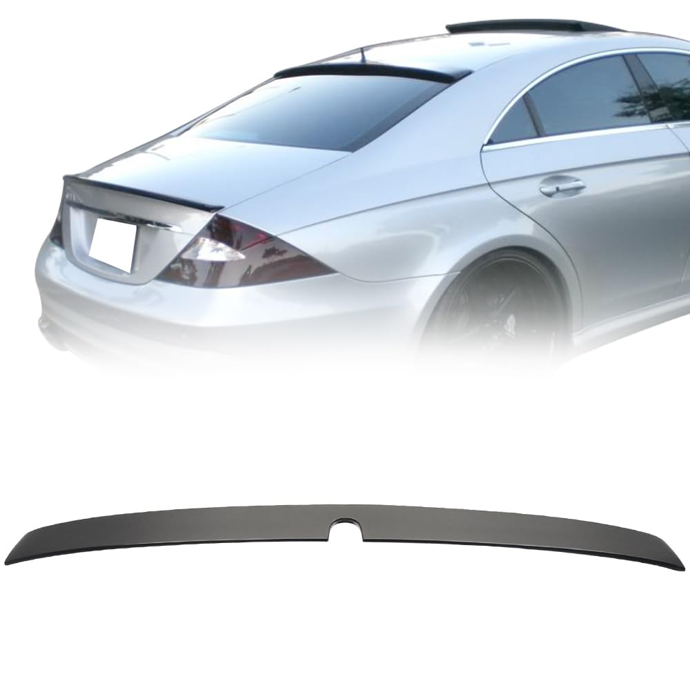 Rear Roof Spoiler, Compatible with 2005-2010 Mercedes Benz W219 CLS, ABS Plastic RL Style Unpainted Car Window Top Spoiler Lip Wing