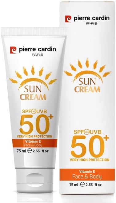 Pierre Cardin SPF 50 Leke Karşıtı Yüksek Koruyucu Yüz Güneş Kremi 75 ML Normal Ve Kuru Ciltler İçin