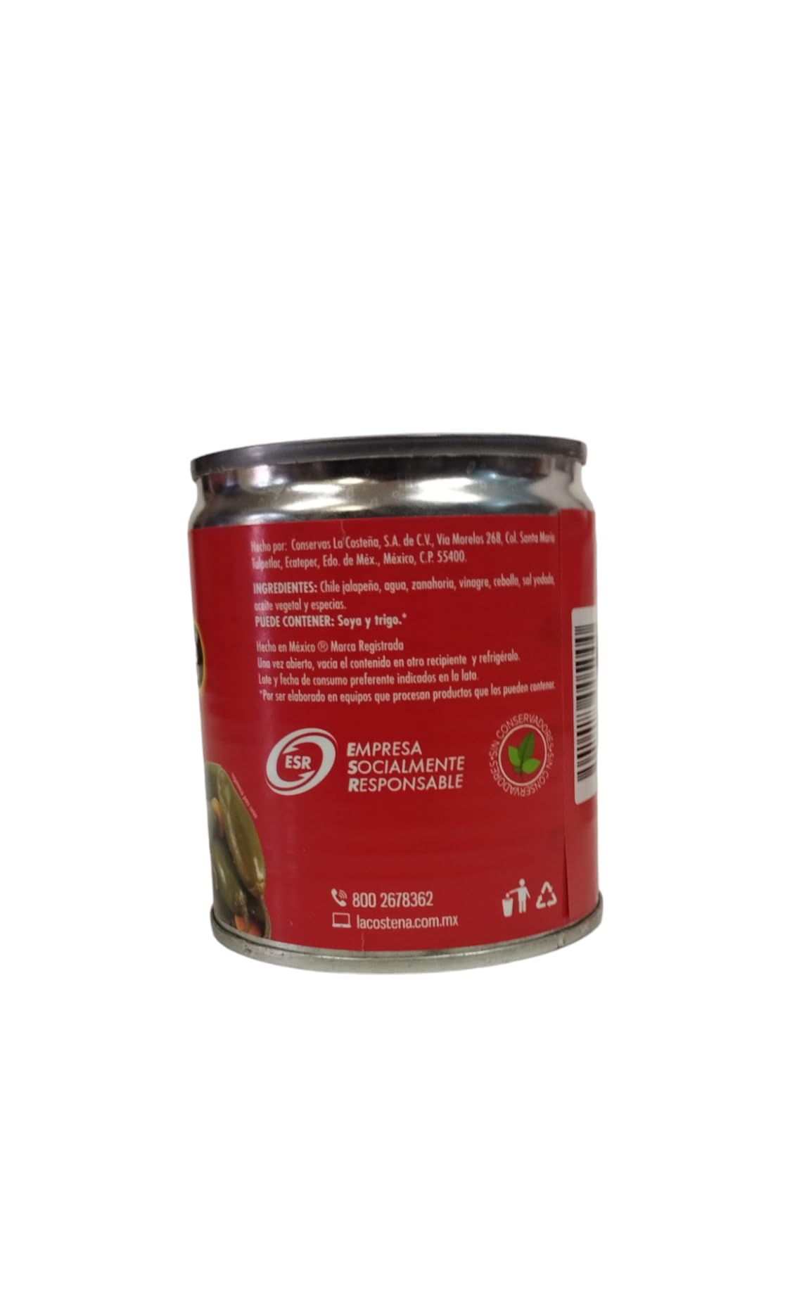 LA COSTEÑA JALAPEÑOS ENTEROS 220 g