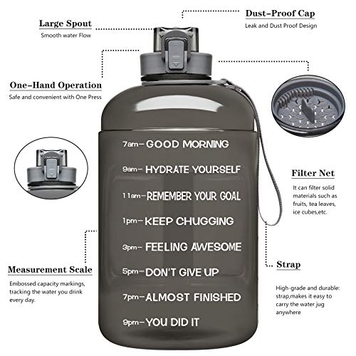 image for Venture Pal Venture Pal Motivational Water Bottle with Time Mar