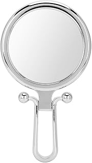 Cosmetic Mirror, Double Sided Folding Adjustable Magnifying Mirror for Home Bathroom Bedroom