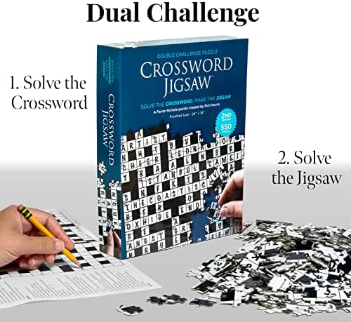 Crossword jigsaw puzzle 550 pieces Clearance