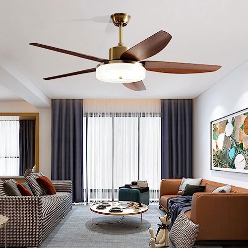 Ventilateur de plafond design industriel en acrylique de 30 cm avec LED - 5