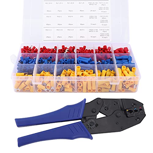 Kit de conectores de cables Marhynchus de 300 piezas con aislante PVC 7