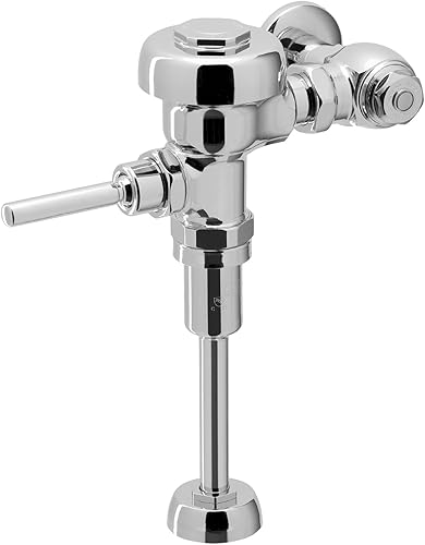 Miniatura 4 de Sloan Regal 186 - Flushometer manual expuesto, válvula de descarga manual de 0.5 GPF - Mango de descarga simple sin sujeción, conexión de accesorio