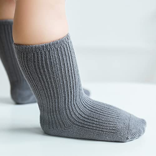 Newborn Cotton Crew Socks Unisex Baby Solid Color Sock Ankle Socks for Boy Girls Infant Toddlers3