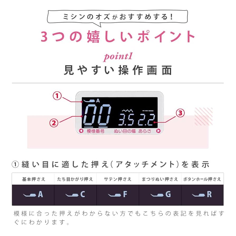 ジャノメ コンピューターミシン JN-31 5505 ジャノメ(janome) JN831 コンピュータミシン フット