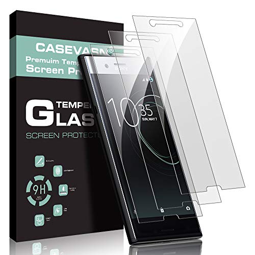 [3-PACK] CASEVASN For Sony Xperia XZ Premium Screen Protector [Tempered Glass] 9H Hardness