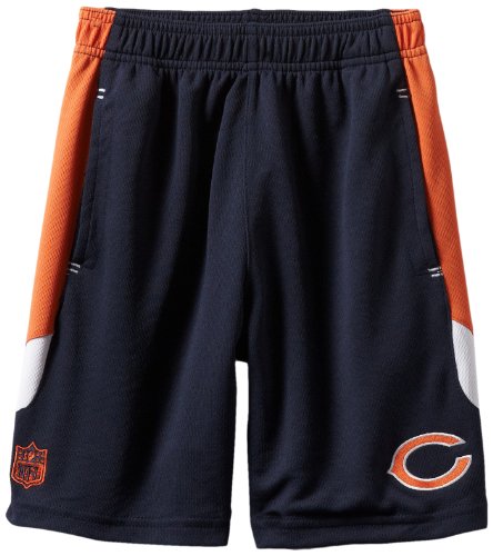NFL Chicago Bears 4-7 Youth Kick Off Mesh Short, Blue, 4