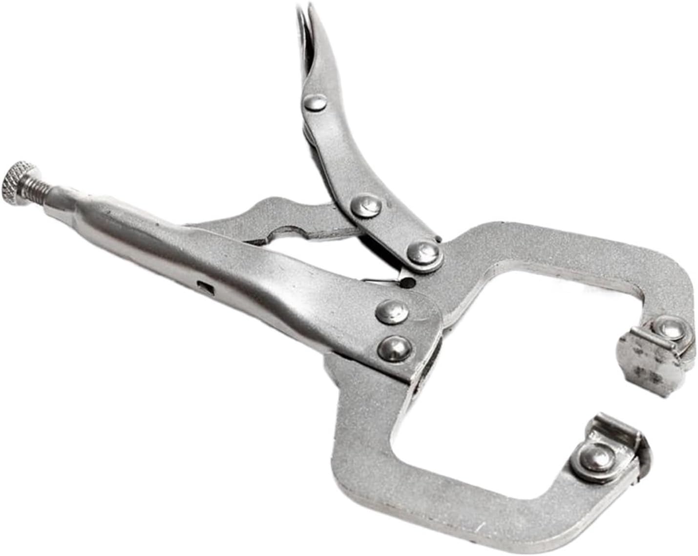 Locking Welding Pliers 1pc Locking Pliers Grip 11 Inches Alloy Steel Vise Quick Industry Round Wooden Tenon Locator Clips Manual Clamping Hand Tools