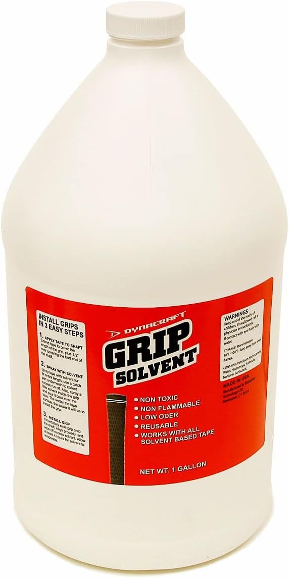 Dynacraft Golf Grip Solvent | Non-Toxic, Non-Flammable, Low Odor Solution for Gripping Golf Clubs