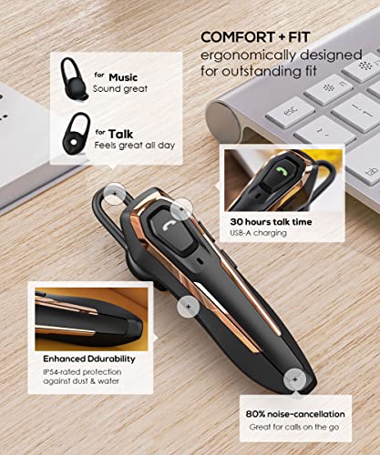Micool Auricular Bluetooth In Ear DY25 dorado miniatura 4