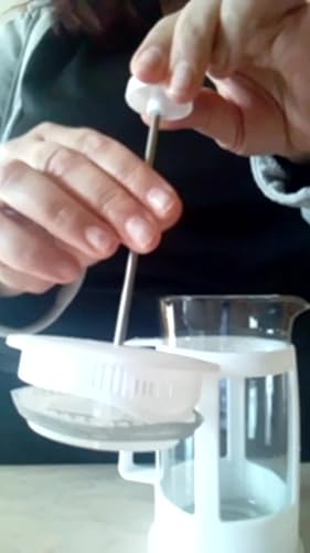 Tisaniera In Vetro 300 Ml Per Schiuma Latte E Infusi - Manuale Per Cappuccino E Tè - Foto 4