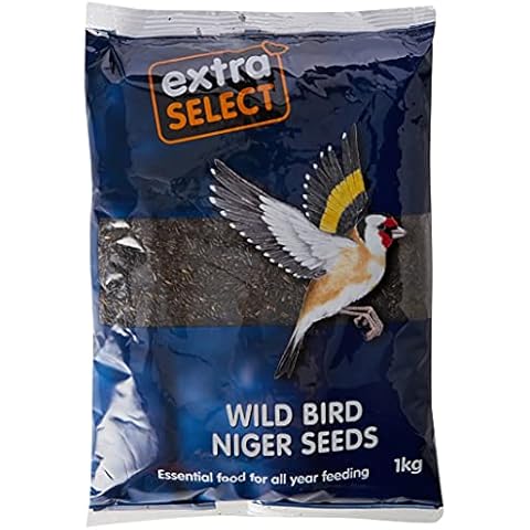 Extra Select Niger Seed Wild Bird Food, 1 kg Cover