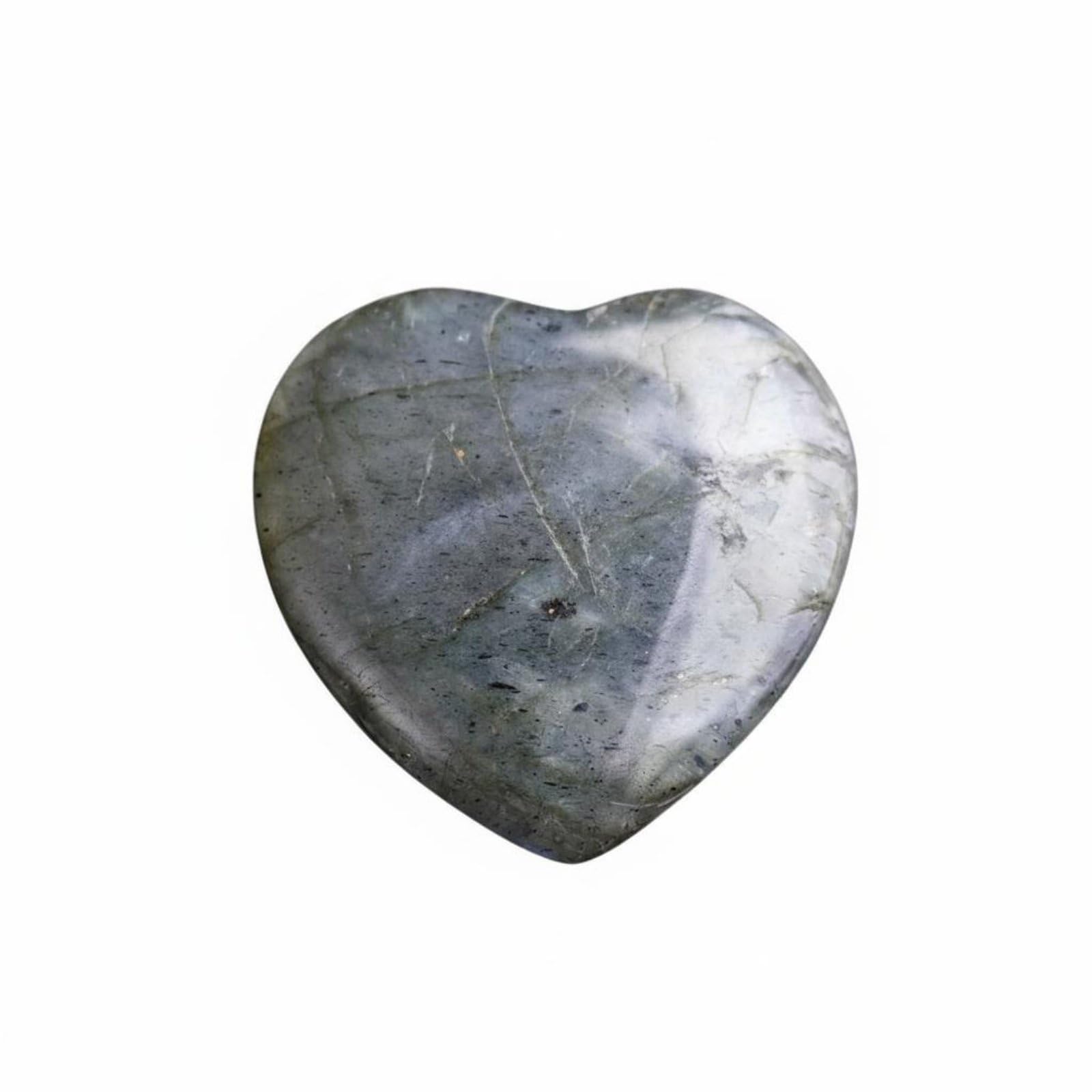 Polished Surface Holeless Heart Charm Variety of Colors Heart Shaped Crystal DIY Jewelry Stone for Craft Projects, Home Decor, Meditation, Grey Flash|Home Improvement|Must have home tools|Multipurpose-image-37