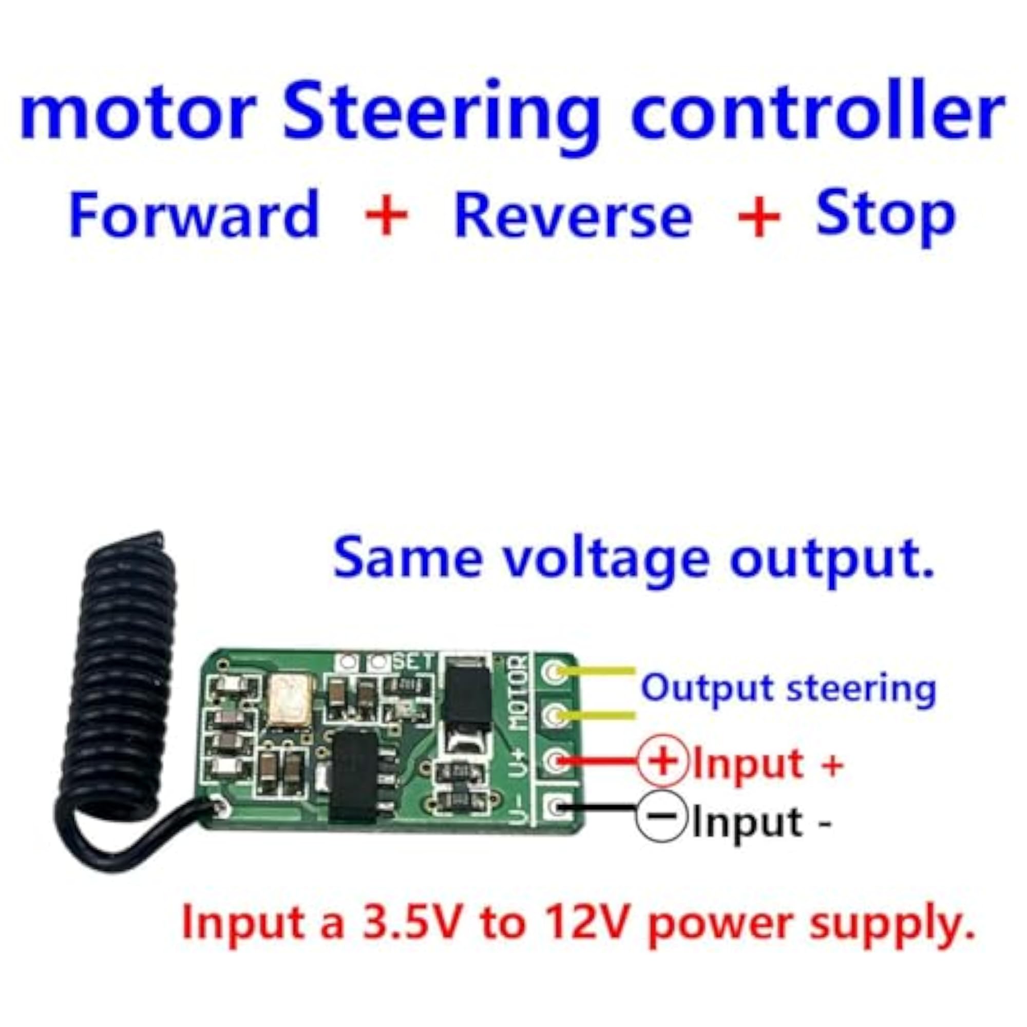 Remote Control Switch Module for Mini Motors