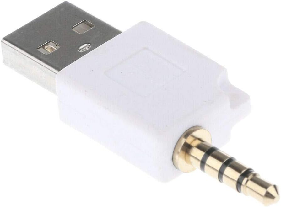 SOLDOUT™ 3.5mm to USB 2.0 Male Aux Auxiliary Data Sync Adapter Compatible With Apple iPod 1st 2nd Gen Generation Dock