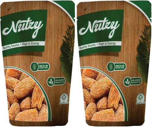 Image of Nutzy Premium Dates (Dry yellow Dates /Peela Chuara, 200g) (Pack of 2)