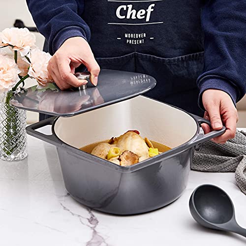 Bruntmor-5-Quart-Cast-Iron-Enameled-Coated-Dutch-Oven-In-Modern-Squoval-Shaped-Design-Nonstick-Seasoned-Pot-With-Stainless-Steel-Knob-Grey-With-Grey-Lid