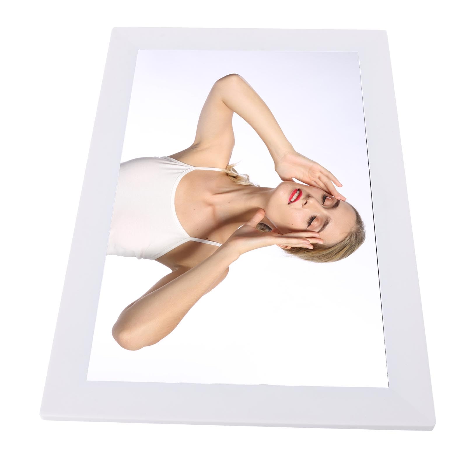 13.3 Inch Digital Picture Frame, 1280x800 WiFi Smart LED Photo Frame Support Image Rotation for Home Bedroom Office Decor, Share Moments via APP (US Plug)