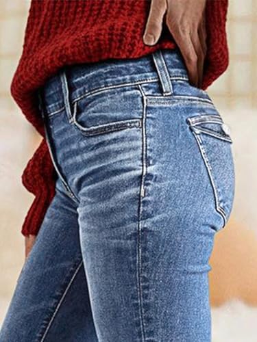 Image of Flamingals Womens High Rise Butt Lifting Curvy Skinny Jeans
