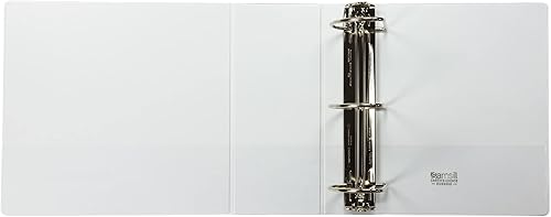 Vista 136 de Samsill - Carpeta de anillos redondos de 3 pulgadas, respetuosa con el medio ambiente, con certificado USDA Biobased, colección de moda, paquete