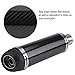 Aramox 51mm Universal Tubo Silenciador Modificado de Escape para Motocicleta de Fibra...