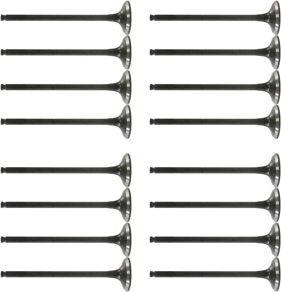 16pcs Intake & Exhaust Valve Kit for 2012-2020 G4KH 2.0T Replace OE#22211-2G000 22212-2G700