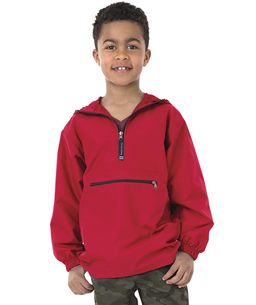 Charles River Apparel Youth Pack-N-Go Pullover Jacket
