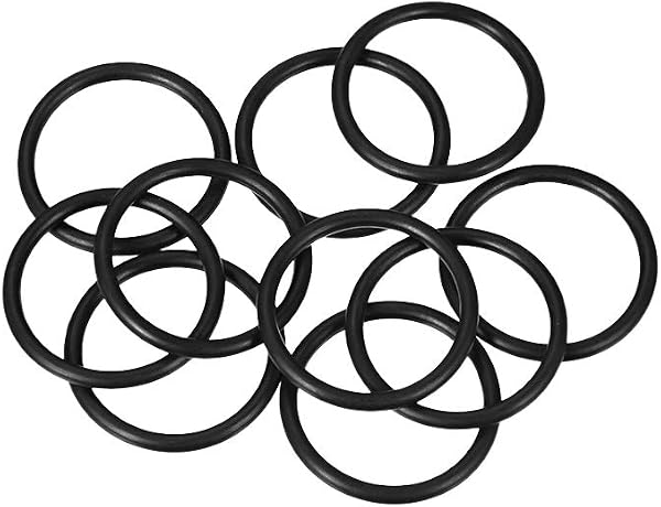 sourcing map Nitrile Caoutchouc Joints Toriques 26mm OD 21mm ID 2.5mm Largeur Métrique Joint Étanchéité Paquet de 10 - 1
