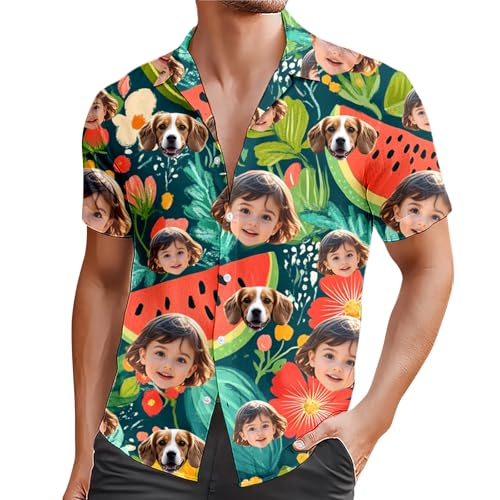 Chemise pour hommes blanche à manches courtes et coupe confort pour l'été