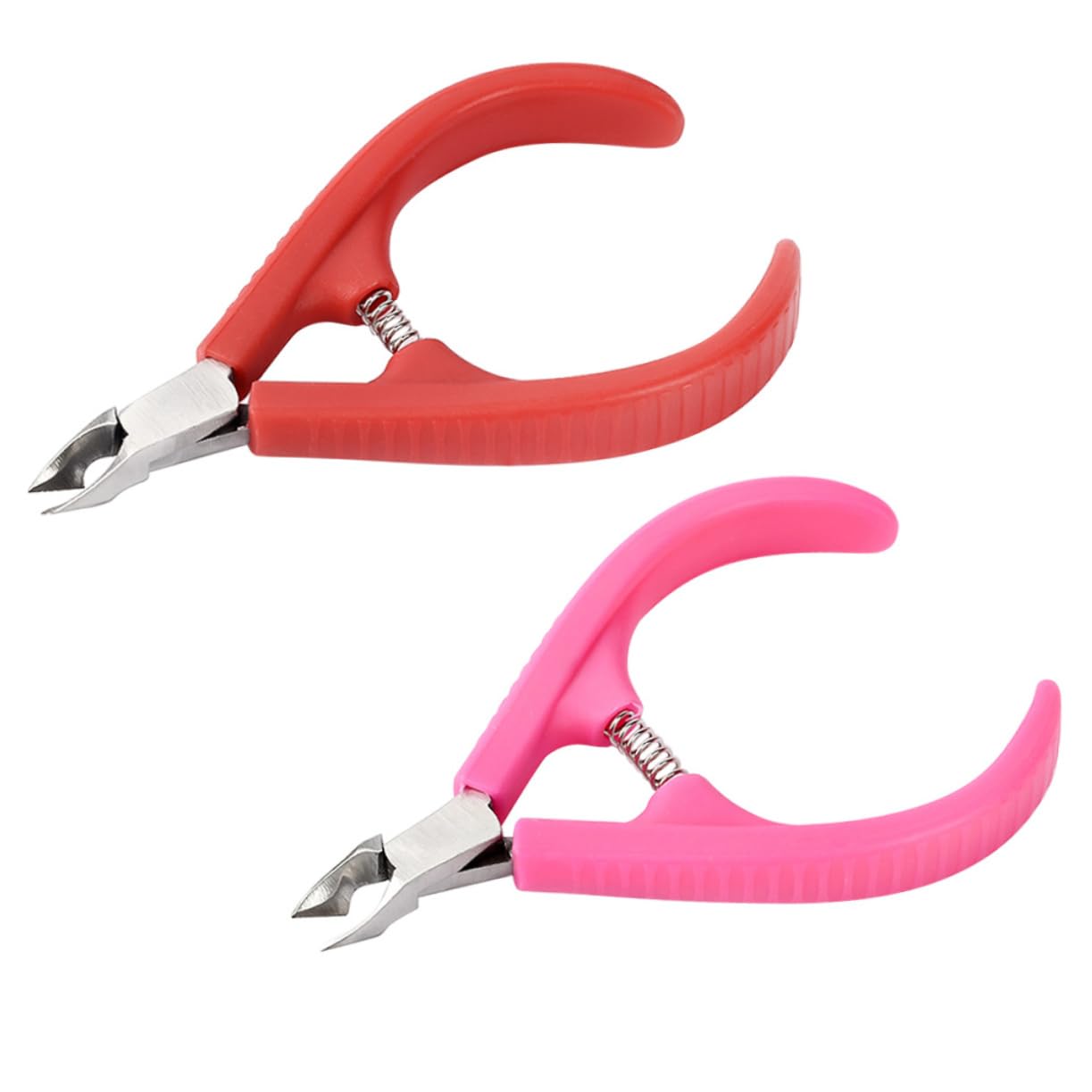FRCOLOR 2sets Professional Nail Art Tool Kit Nail Cuticle Nipper Set Manicure Tools 2pcs*2