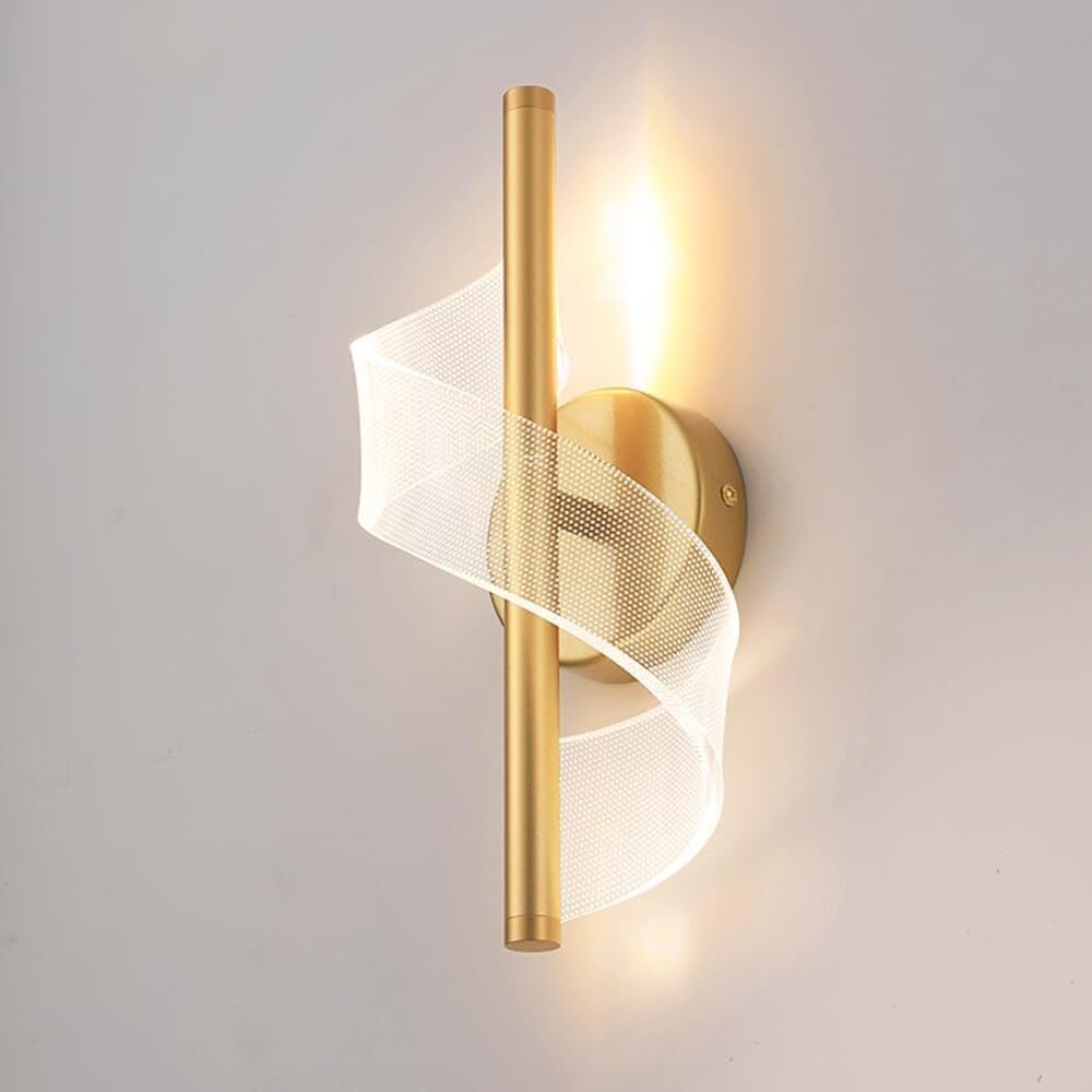 Apliques de pared LED en arco para decorar pasillos y escaleras con luz sutil