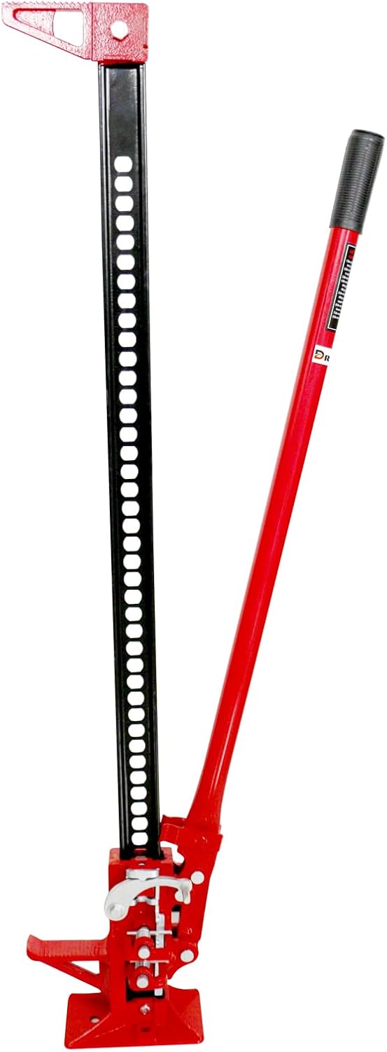 48'' Farm Jack, 3.15 Ton 7000LBS Capacity, Ratcheting Off Road Jeep Jack, Heavy Duty Utility Bumper Jacks for Car Truck Tractor SUV, UTV, ATV