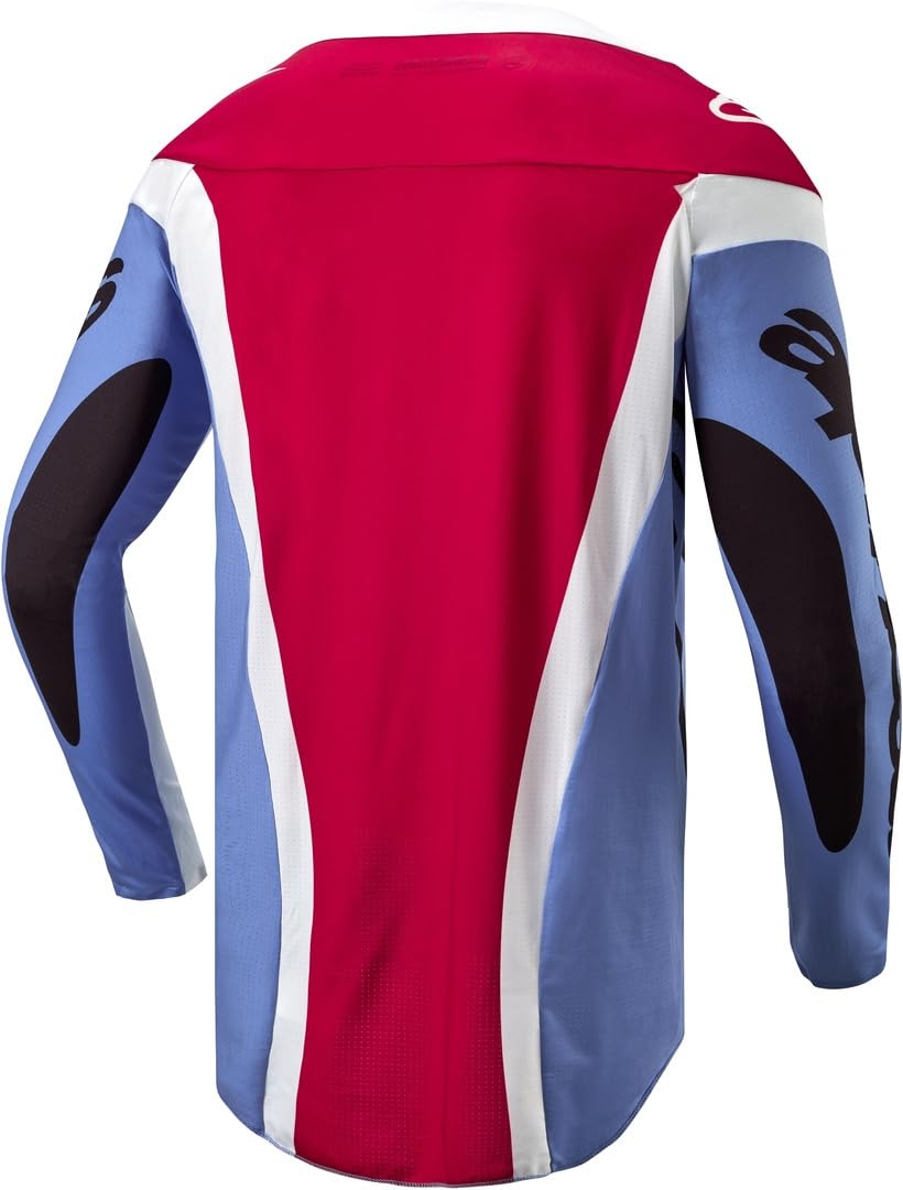 Alpinestars Techstar Ocuri Maglia Motocross, Celeste/Bianco, M